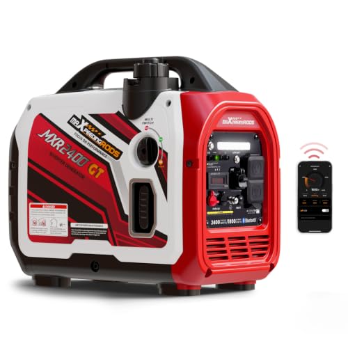 maXpeedingrods 2400 Watt Portable Inverter Generator with App RV Home Use