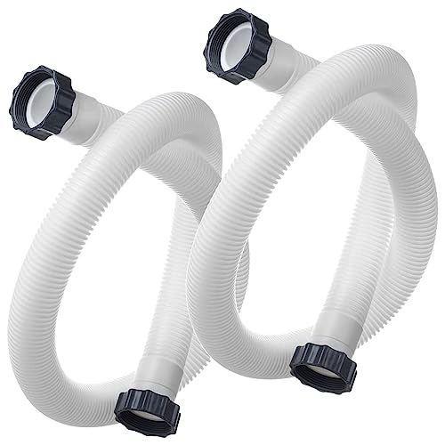 Duyeuau Manguera de agua salada para piscina de suelo, filtro de arena, tubo de repuesto de 1/2/4 piezas