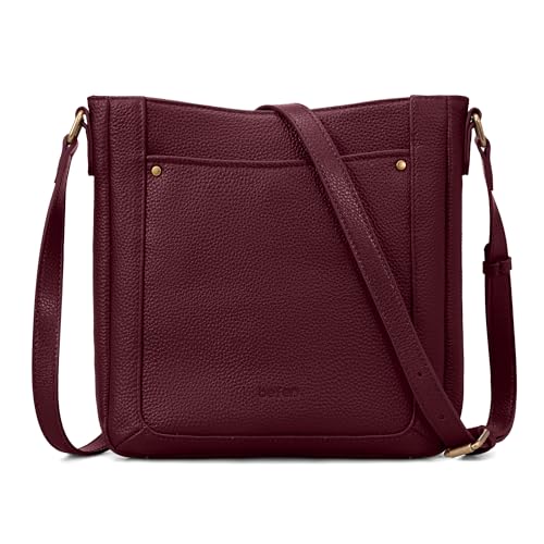 Image of befen Genuine Leather Crossbody Purses for Women Travel Cross Body Bags Lightweight with Adjustable Shoulder Strap