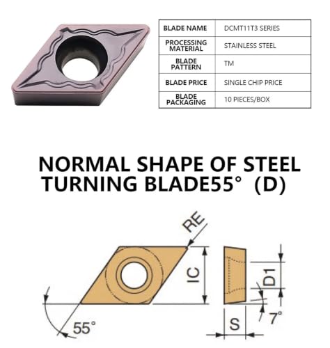 Insertos de carburo indexables DCMT11T308 para un acabado óptimo en torno CNC 8