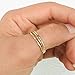 Hammered Gold Ring, Gold Stacking Rings, Minimalist Rings, Skinny Rings for Women (Size 3, Gold Fill)