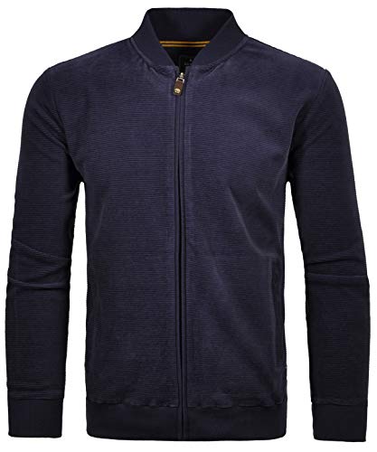 Preisvergleich Produktbild Ragman Herren Velvet-Cardigan mit Zip