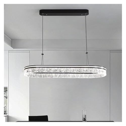 Accessoires LED transparents sur suspension longue bande pour éclairage restaurant