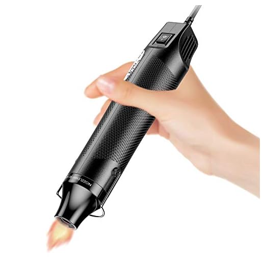 DIY Heat Gun 6.6ft Cable 300W Dual-Temperature Portable Hot Air Gun for DIY Craft Embossing, Shrink Wrapping PVC, Drying Paint, Clay, Rubber Stamp, Multi Function Hand-hold Heat Tools