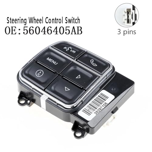 Bouton-Poussoir de Volant 56046405AB Commande Dodge Avenger 2011 2012 2013 2014 - 6