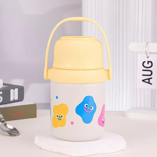 Récipient alimentaire isotherme portable en acier pour repas - 4