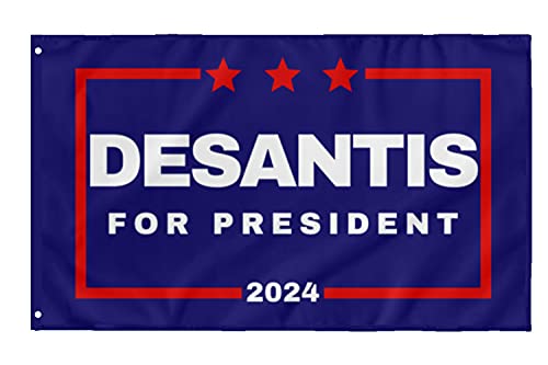 Desantis '24 Flag | 3'X5' Ron Desantis for President 2024 Flag with Grommets Desantis '24 Flag | 3'X5' Ron Desantis for President 2024 Flag with Grommets