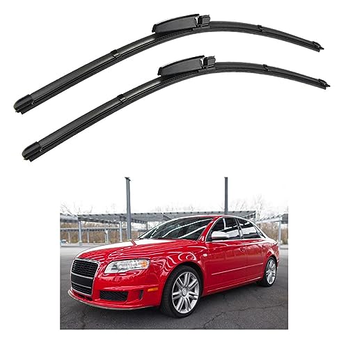 WEHOMY Limpia Parabrisas escobillas, para Audi S4 22'+22' 2003-2008 limpiaparabrisas Delantero de Coche cepillos Accesorios de Coche,A