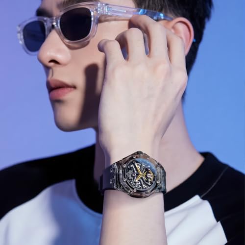 Image of OLEVS Automatic Gold Watches for Men Luxury Classic Stainless Steel Calendar Luminous Waterproof Watches for Men