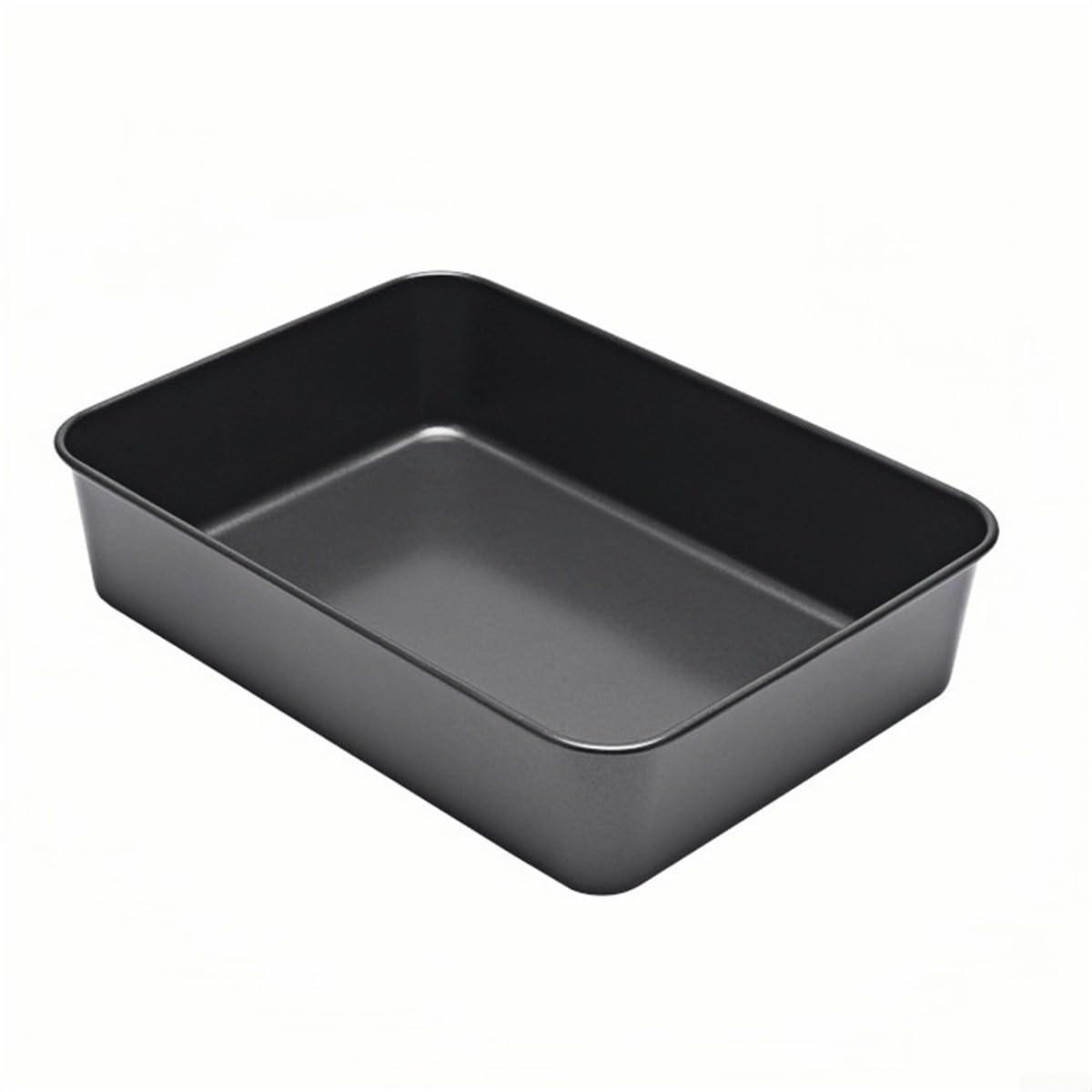 Honseadek Non-Stick Tray Pan for Oven 26x19x6cm Carbon Deep Brownie Cake Dish Easy Clean Dishwasher Safe Multi-Use Roasting and Las