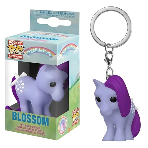 Funko Pop! My Little Pony Blossom - Cotton Candy - My Little Pony TV - Llavero - Minifigura de Vinilo Coleccionable Llavero Original - Relleno de Calcetines - Idea de Regalo- Mercancia Oficial