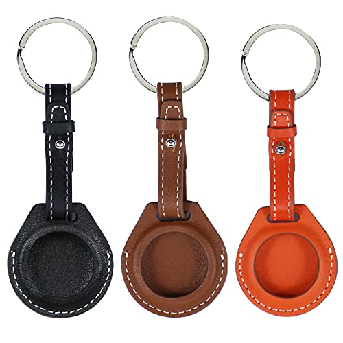 ZhaoCo Custodia in Vera Pelle per AirTag, Cover