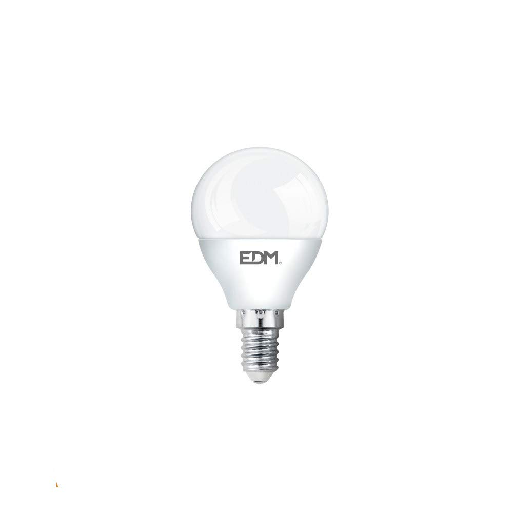 Led Spherical Bulb 6w 500 lumens E14 6400k Cold Light EDM 98702