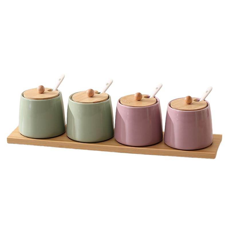 Barattoli Sale,Set Di Barattoli Per Spezie Eleganti E Moderni-C||4PCS