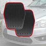 ✅【Einfach zu installieren】: Einfach zu installieren, schieben Sie die Kupplungs- und Bremspedalauflage auf das Bremspedal oder Kupplungspedal, um die verlorene oder beschädigte Bremspedalabdeckung direkt zu ersetzen. Manuell ohne Änderungen fertigstellen.