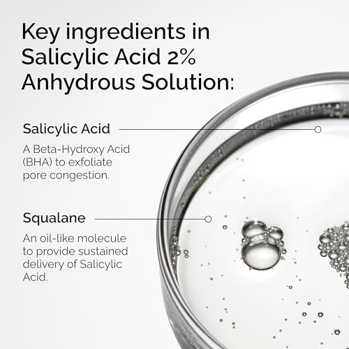 Image of The Ordinary Salicylic Acid 2% Anhydrous Solution, Gentle Exfoliating Serum for Blemish-Prone Skin and Uneven Texture