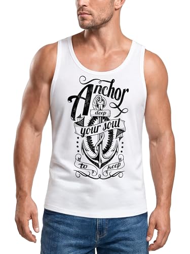 Débardeur homme blanc taille Large Neverless t-shirt sans manches