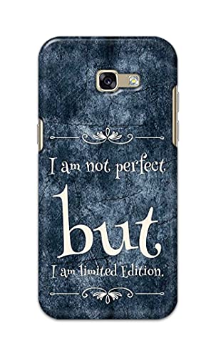 Image of Printed Hard Back Cover Case for Samsung Galaxy A5 2017 Back Cover (I Am Not Perfect I Am Limited Edition) -1803