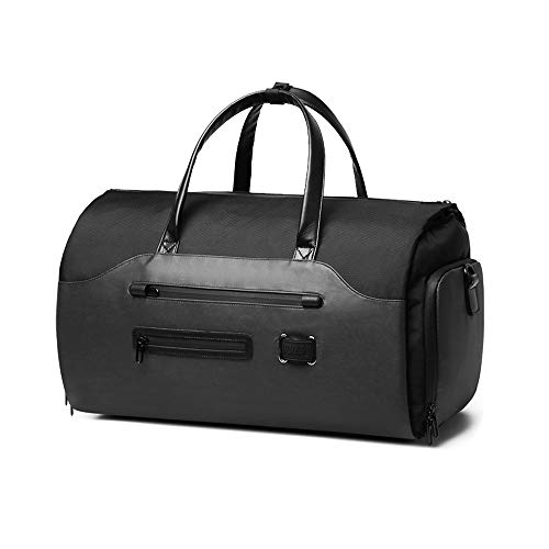 OZUKO Gym Bag Backpack, 4 in 1 Carry-on Garment Bag Large Duffel Bag Suit Travel Bag Weekend Bag Flight Bag Overnight Bag with Shoes Compartment (Black)