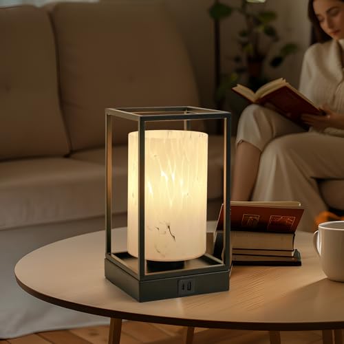Frideko Home L04061-02-US-2PCS Industrial Touch Bedroom Lamps Set Of 2 - Nightstand Lamps 3 Way Dimmable Table Lamp thumb #5
