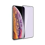 PERFECTSIGHT HD Clear Blue Light Filter Tempered Glass Screen Protector for iPhone 11 2019 6.1 inch, iPhone Xr 2018 - Anti Fingerprint, 2 Stronger, Alignment Frame Easy Installation (1 Pack)