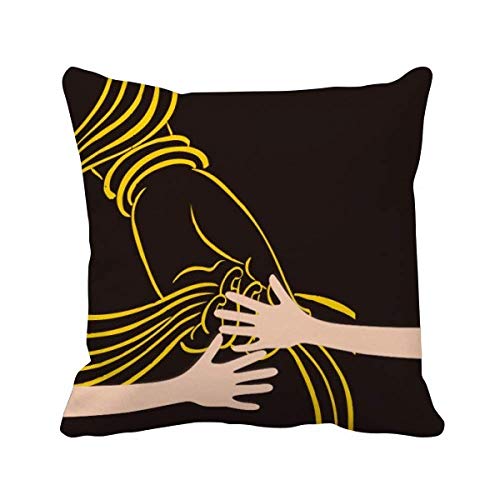Le Bouddhisme écharpe schéma coussin de couvrir drapé décoratif