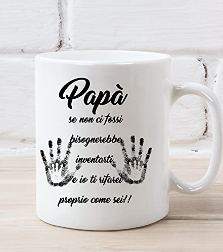 Bubbleshirt Tazza Mug in ceramica papà - papà sei