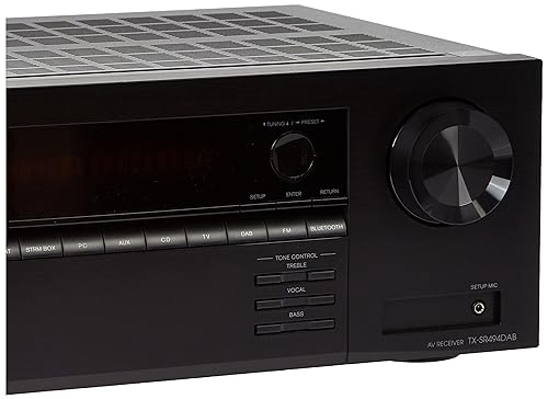 Onkyo TX-SR494DAB 7.2-Kanal AV Receiver (Bluetooth, DTS:X, Hi-Res, Dolby Atmos, DAB+), Schwarz