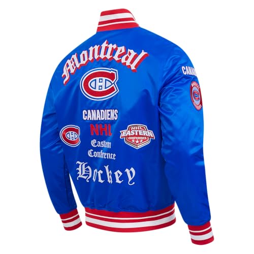 Image of Pro Standard Mens NHL Old English Satin Jacket