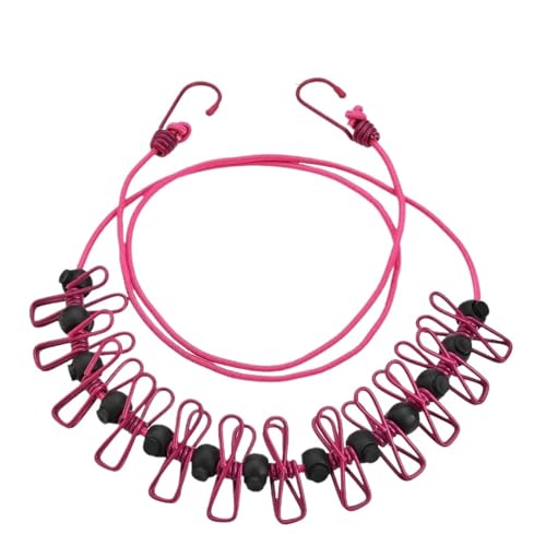 Fil de fer réglable pour corde à linge de camping rétractable verte - 7