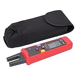 Digitales Zangenmessgerät, Mini-Größe, tragbar, stabile Gabel, AC DC 60 A, Elektriker-Strommessgerät für PV-Sammelschiene, Autobatterie-Verteilerkasten, ABS-Material
