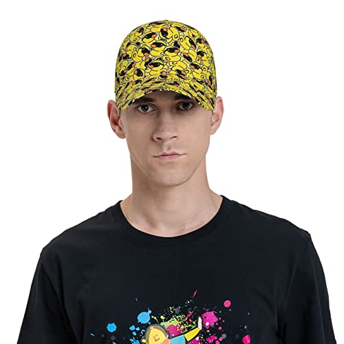 Cartoon Duck Baseball Cap, Adjustable Snapback Hats, Outdoor Baseball Hat For Men And Women #TOP5