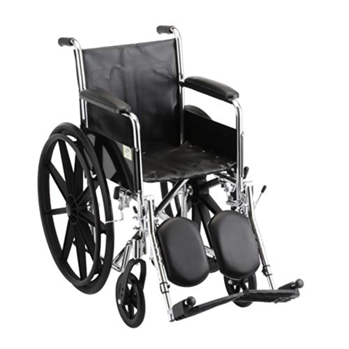 Nova Medicalproducts Healthcare 16" Steel Wheelchair With Fixed Arms And Elevating Leg Rests #TOP18