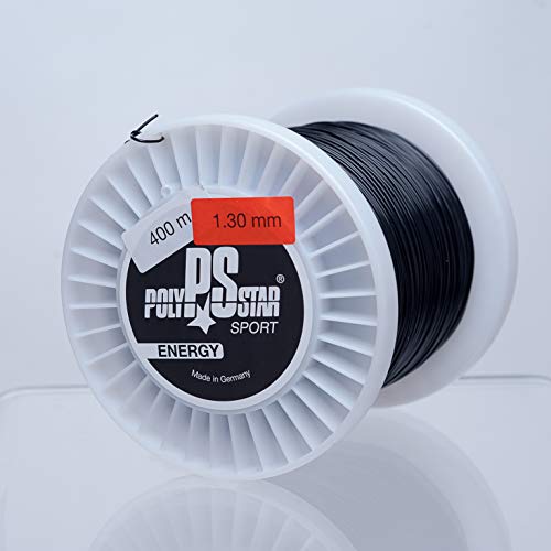 Polystar Poly Star - Corde da tennis, da uomo, ragazza, ragazzo, 400 m, rotolo da 1,30 mm