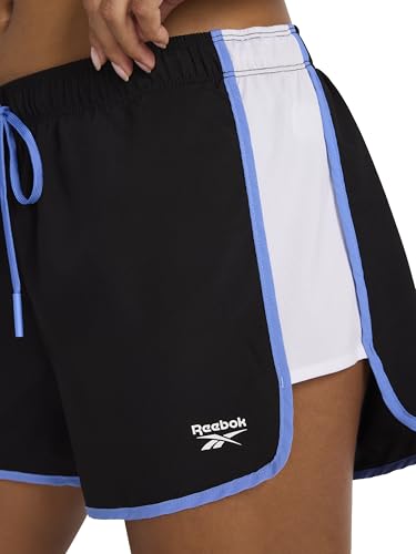 Reebok Women’s Pro-AM Training 3” Short, Standard Fit, Lightweight Mesh-Lined Poly Fabric, Black, Large - image 5