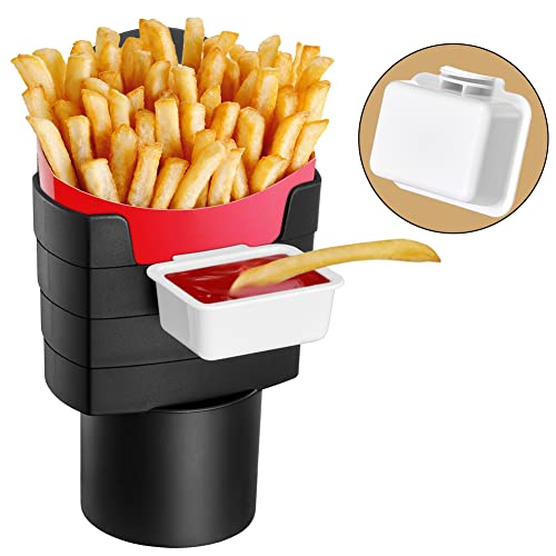 Organizador para auto JSCARLIFE 3 en 1 portavasos miniatura 6
