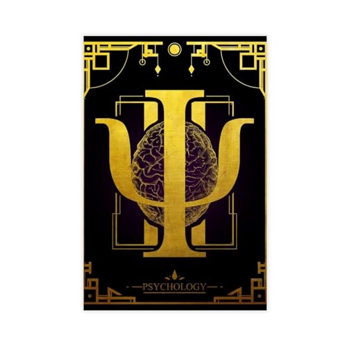 BVXHZOTB Tarotkarte, Psychologie-Symbol, Leinwand-Poster, Wandkunst, Dekordruck, Bild, Gemälde für Wohnzimmer, Schlafzimmer, Dekoration, 30 x 45 cm