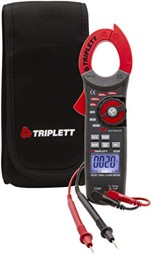 Image of Triplett 9325 True RMS 6000 Count Clamp-On Digital AC /DC Meter with Certificate of Calibration to NIST
