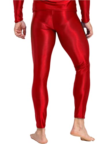 iiniim Mens Oil Glossy Opaque Stockings Leggings Sexy Ultra Shiny High Elastic Tights Pants3