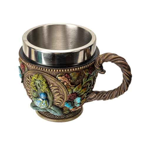 Taza Pacific Giftware Forest Gaia 8 oz Resina y Acero miniatura 4