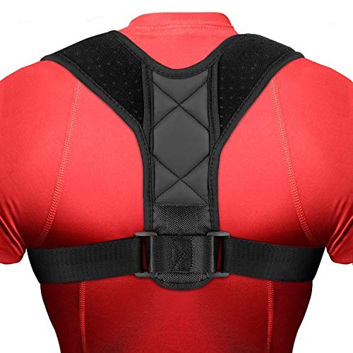 DIZA100 Posture Corrector for Men and Women Shoulder Back Brace Adjustable Unisex Back Correction Belt