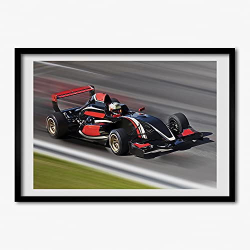 Peinture cadre bois Tulup 70x50 cm Formule 1 finition Premium