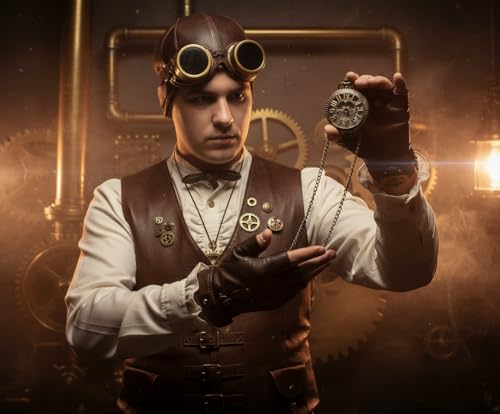 i-mart retro antique bronze pocket watch with 3134 lobster clasp necklace chain classic quartz clock necklace vintage steampunk pocket watch with chain for men and women