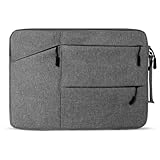 Bolso para ordenador portátil Bolsa for ordenador portátil, funda for PC de 13, 14 y 15 pulgadas, bolso for, a prueba golpes, impermeable for(Dark gray,For 12 Inch)