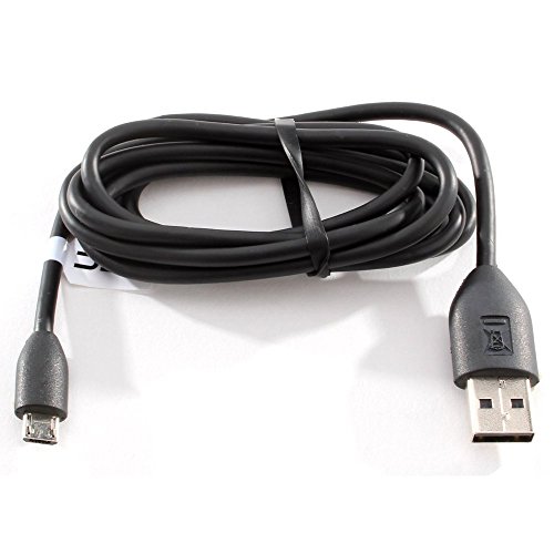 HTC New Original OEM USB Sync Data Cable Charger for HTC One/S/V/X/X+, EVO 4G LTE - Non-Retail Packaging - Black