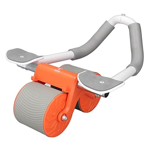 Klip2Deal 2-in-1 Auto Rebound Ab Roller Wheel (Orange) – Smart Fitness Abs, Waist & Core Trainer with Automatic Recoil, Non-Slip Design & Elbow Support for Men & Women-image-49