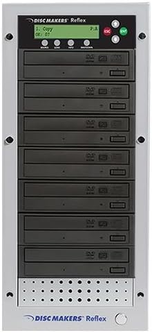 Disc Makers Professional CD/DVD Duplicator Reflex7 1 to 7 24X CD/DVD Duplication Tower