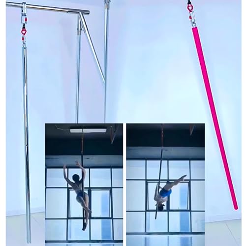 Perches de danse rotatives pour éviter les installations fixes avec barres de 45 mm de 2 m