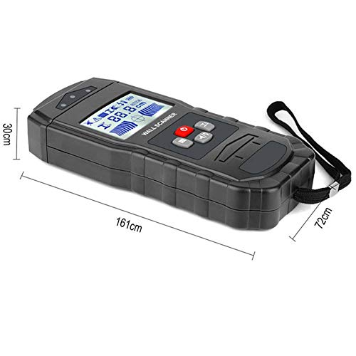Abuycs Digital Stud Finder Sensor Wall Scanner, 3 in 1 Multifunctional Electronic Wall Scanner Handheld Wall Detector LCD Display & Sound Warning for Iron, Metal, Wood, Live AC Wires, Studs Detection
