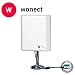 Antena WiFi Exterior USB con 5 Metros Largo Alcance Wonect N4000A Preparada...